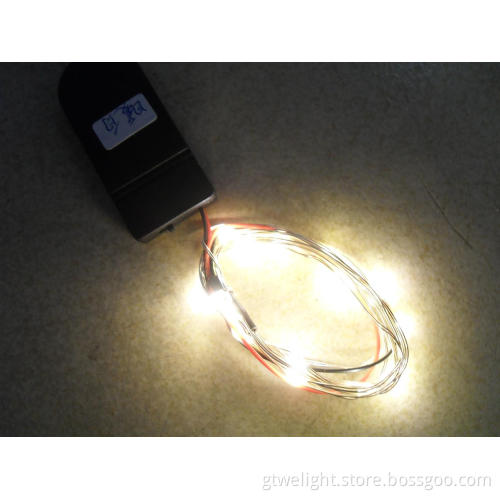High Bright Yellow LED Copper String Light for Holiday Christmas